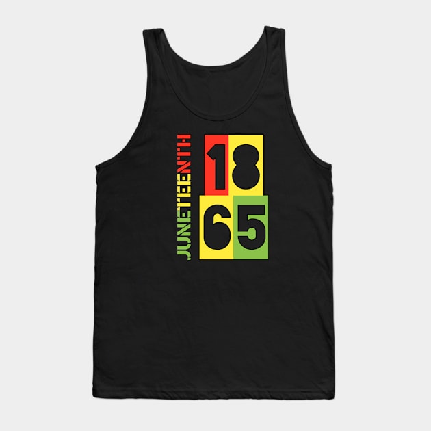 Jubilant Freedom - Juneteenth 1865 Tank Top by Salaar Design Hub